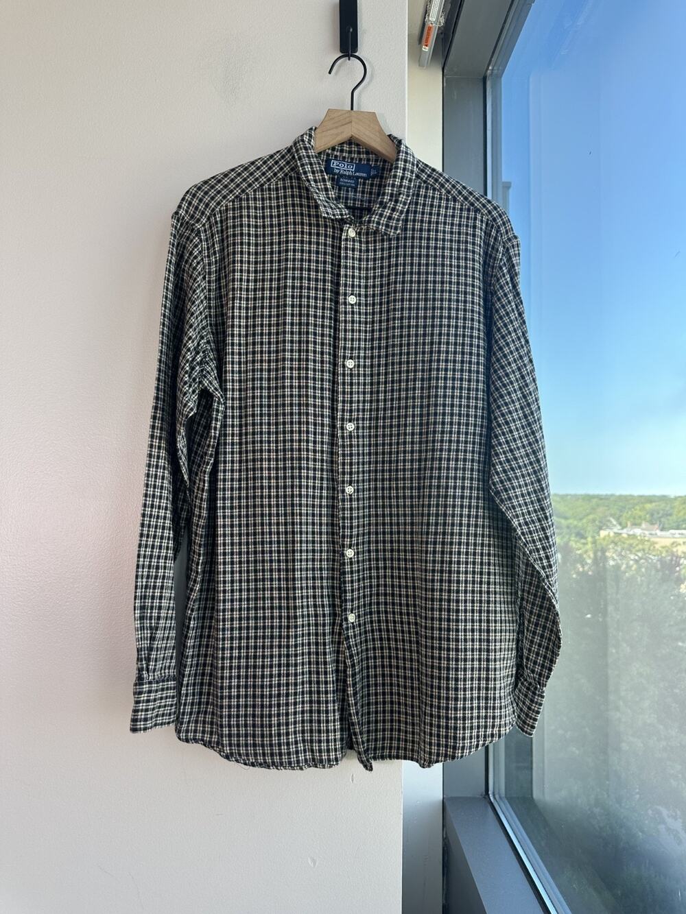 Vintage Polo by Ralph Lauren Bonnard 100% Cotton Longsleeve Button Up Sz L